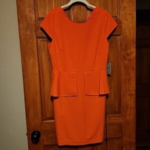 Worthington sz 12 fully lined pencil dress, capped sleeves NWT